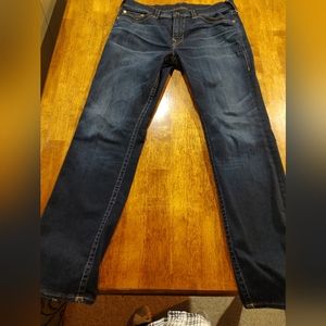 Men's True Religion Blue Jeans size 36x30 World Tour Jeans